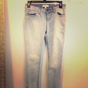 Skinny jeans faded blue